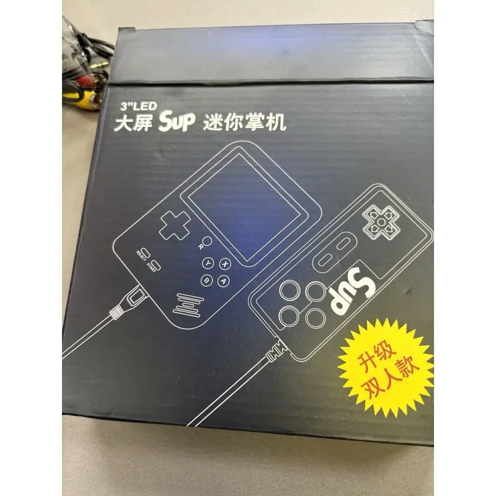 SUP Game Box Plus 400-in-1 Retro Handheld Console Blue - NEW - Open Box